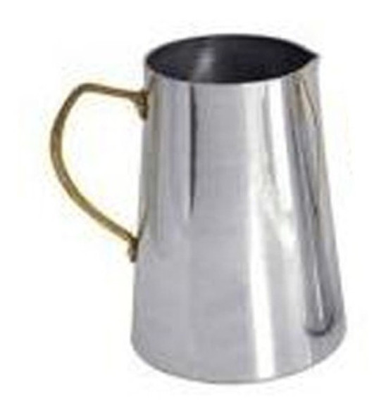 Jarra Para Agua De Aluminio Con Manija De Bronce 1 Lts 0 Jarra Para Agua De Aluminio Con Manija De Bronce 1 Lts 0