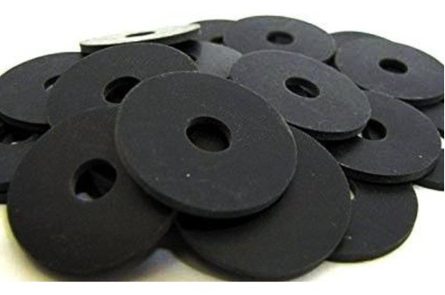 Arruela Pvc Reta Vedação Telha 1/4 (6,3mm) Ciser - 100 Peças 1