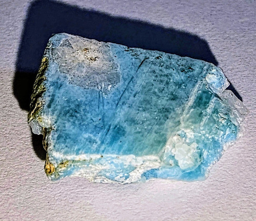 Larimar Pedra Bruta E Polida Mineral De Coleção Bruto N4181 0