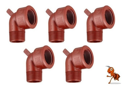 Codo 90° Mh 3/4 PuLG Ips Rosca - X5 Ud 0