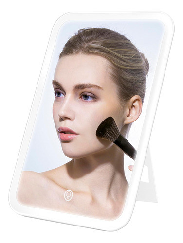Espelho De Maquiagem De Viagem Peeh Com Luz, Espelho De Mes 0