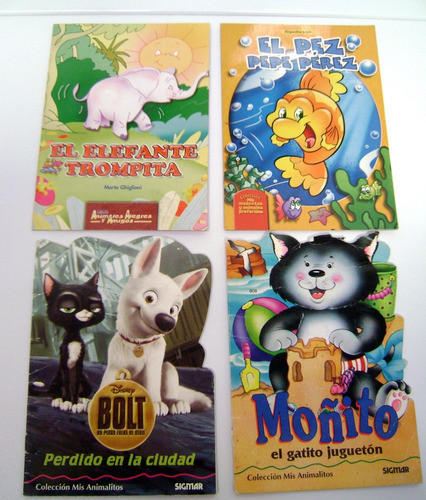 Lote 4 Libritos Infantiles Animales Sigmar Y Latinbook Boedo 0