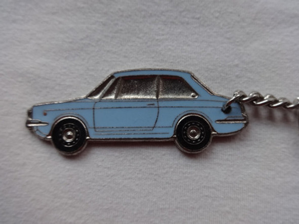 Llavero Fiat Coupe 800 850 770 Celeste Spider 600 No Escudo 1 Llavero Fiat Coupe 800 850 770 Celeste Spider 600 No Escudo 1