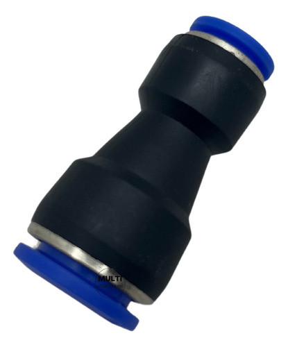 Conexão Pneumática União Emenda Com Redução 12mm X 8mm Unid. 1