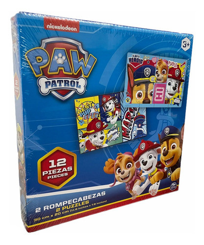 Paw Patrol Rompecabezas Puzzle 2 En 1 Original 1606 0