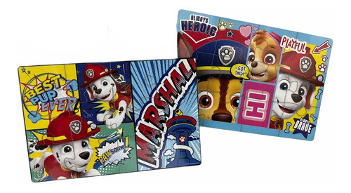 Paw Patrol Rompecabezas Puzzle 2 En 1 Original 1606 1