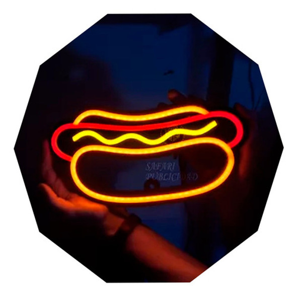 Cartel Neón Led Mini Pancho 26x14 Cm - Deco - Luminoso 0