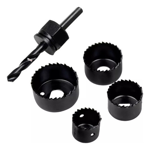 Mechas Copa Profesional Madera 4 Piezas 32 A 54 Mm Soporte 0