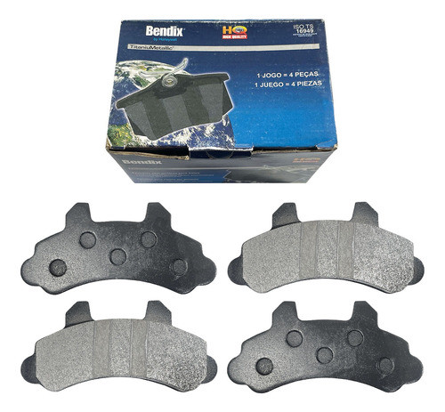Pastillas Freno Bendix Ford F1000 4x4 Delantera 0