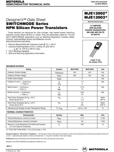 Mje13003 Transistor Fast Switching Bult118 Mje13005 Lb123d 1