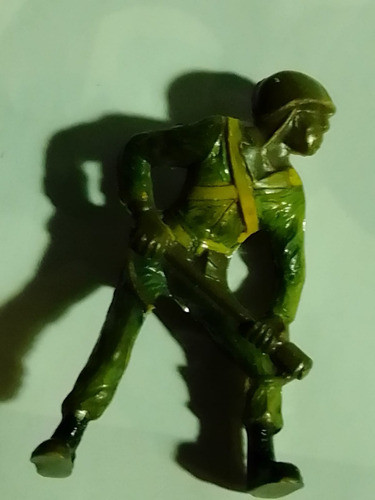 Soldado Soldadito Plastico Duro Lanzador Bomba  Miniatura 0