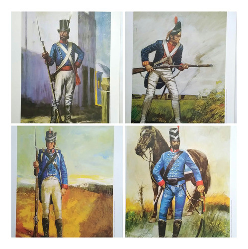 Uniformes Militares Historicos G Roux 12 Láminas Jl0824 0