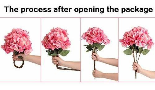 Paraíso Floreciente 5 Cabezas Plantas De Flores Artificiales 1