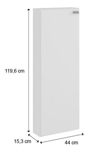 Armário Aéreo Utilitário 1 Porta Branco Carraro 1