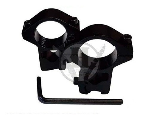 Anillas D Aluminio 1 Pulgada P Riel D 11mm Altas Rbn Tactica 0