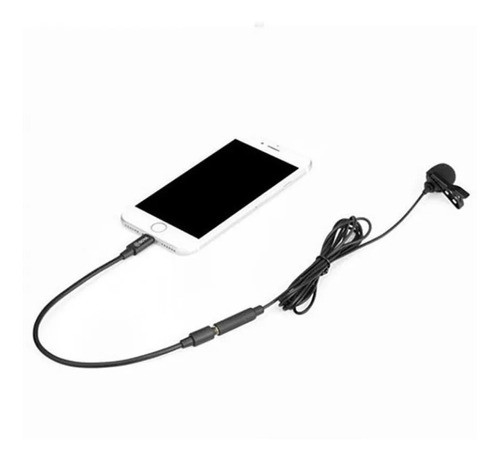 Microfone Lapela Conector Lightning Para iPhone Boya By-m2 0