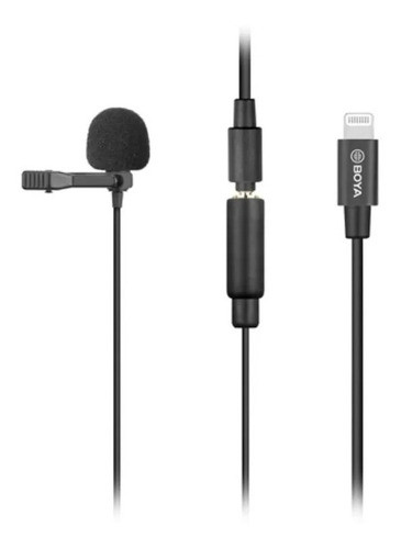 Microfone Lapela Conector Lightning Para iPhone Boya By-m2 1
