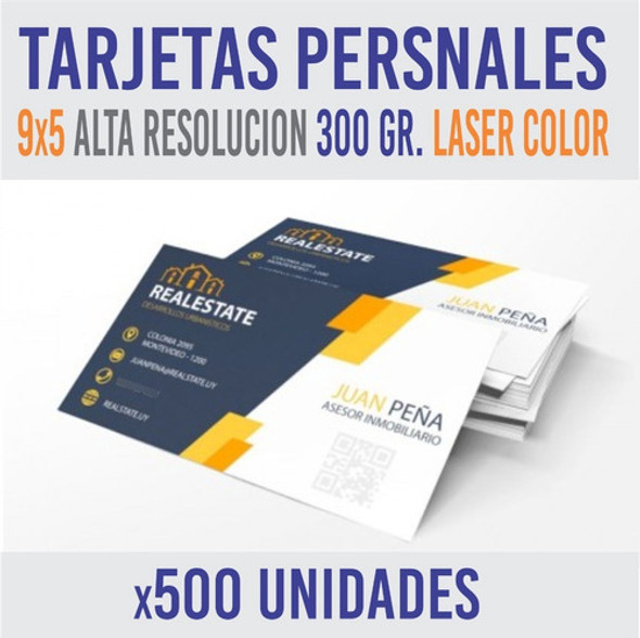 Tarjetas Personales - 500 Unidades 1