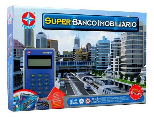 Jogo Super Banco Imobiliário Original Estrela 0