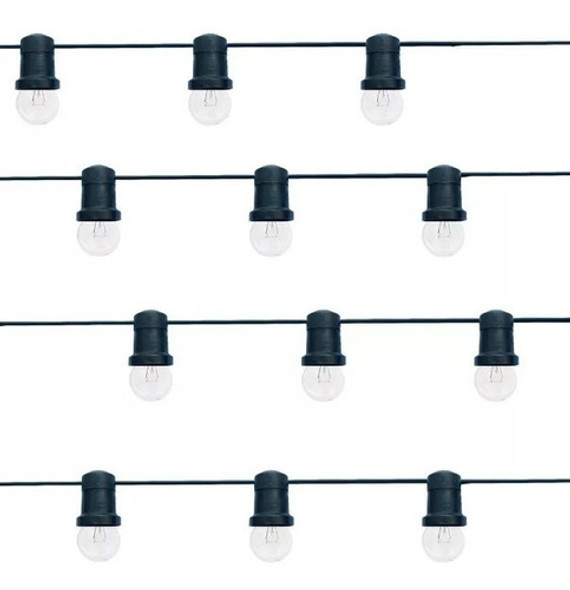 Guirnalda Luces Premium 15 Metros Kermese Feria Bar Vintage 1