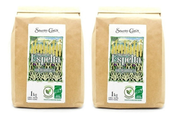 Pack X2  Harina Integral Organica De Espelta X2un. 0