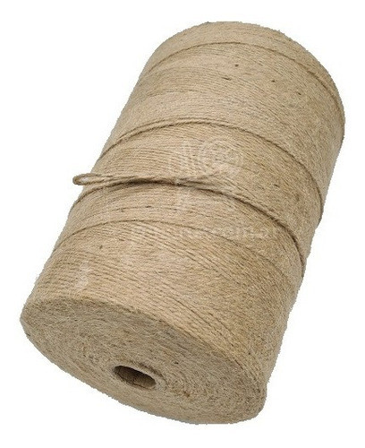 Hilo De Yute Medio 2.5 Mm Claro Dorado Cono 2400 Mts Aprox. 1