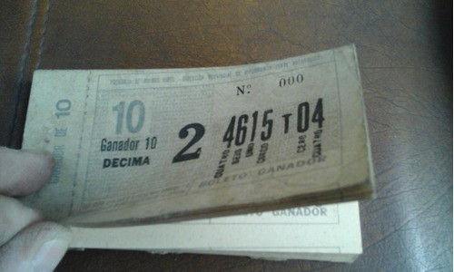 Antiguo Talonario Boleto De Hipodromo Completo 0