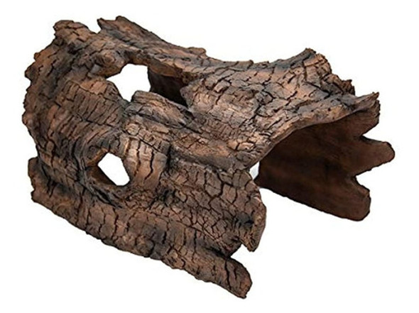 Aquascape 78324 Koi Predator Control Faux Log Fish Cave, Bro 0