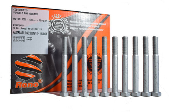 Bulones Tapa Cilindros Para Fiat Berlina Coupe 1600 1