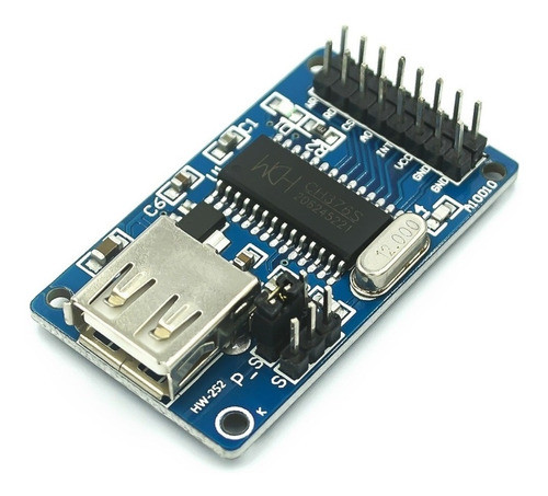 Hw-252a Ch376 U Disk Módulo Usb Suporte Porta Paralela De 8 0