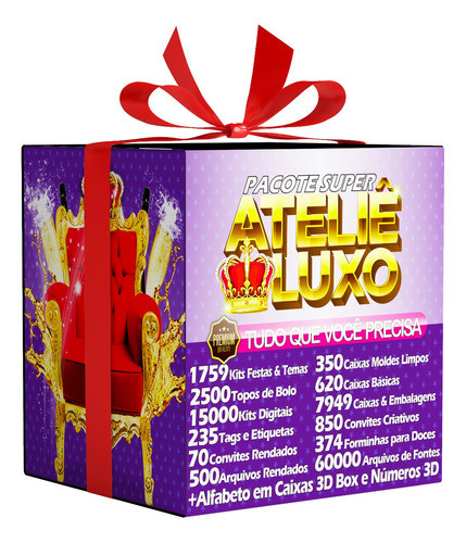Arquivos De Corte 1759festas 9120caixas 15000kits E Muito Ma 0