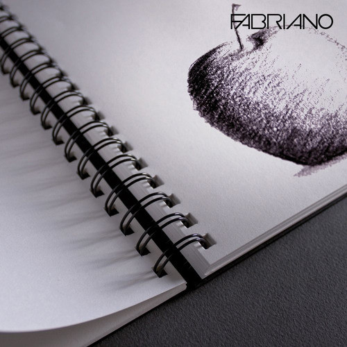 Book Fabriano Sketch A3 110g/m2 80fls Espiral 28029550 1