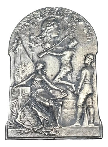 Medalla Primer Congreso Del Tiro Federal Año 1914 -  894 0