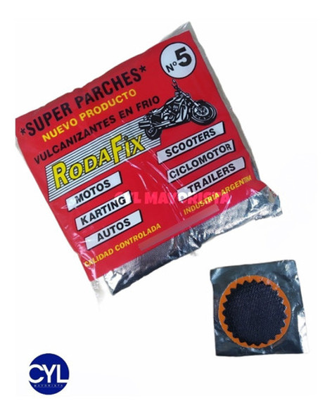 Parches Vulcanizantes Frio Bicicleta Moto Auto 5 Rodafix X36 0