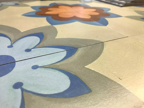 Porcelanato Piso Volta Flora Color 19,1x19,1 Calcareo Caja 0