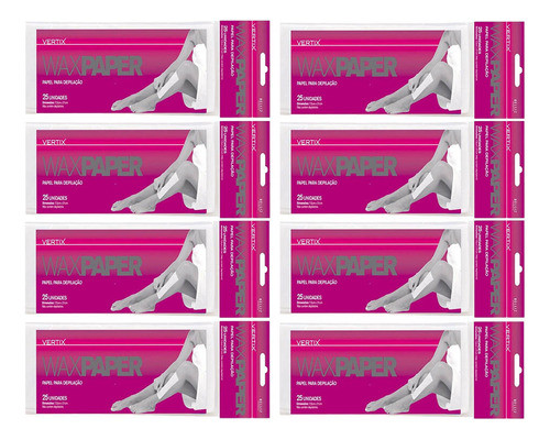 Papel Para Depilação Falso Tecido Wax Papper 200pcs Vertix 0