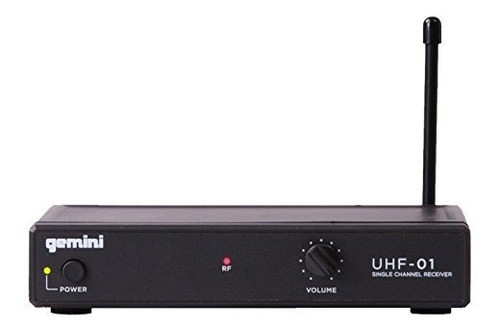 Sistema De Microfono Inalambrico Gemini Uhf-01m F1 De Un S 1