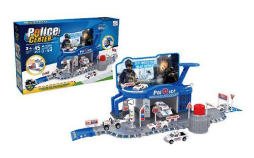 Set Estacionamiento De Policia En Caja 43x27x10cm - 55272 0