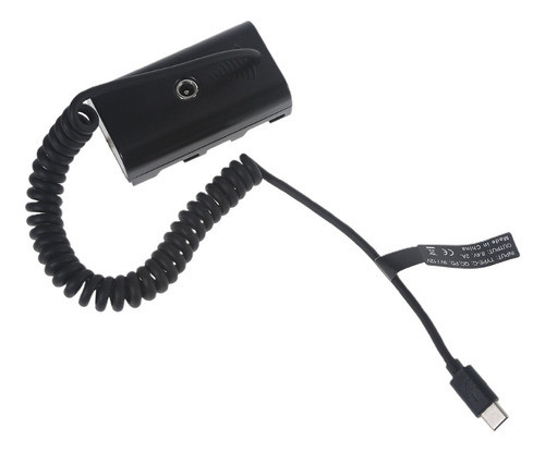 Adaptador De Bateria De Câmera Tipo C Para Np-f550 Para Câme 0