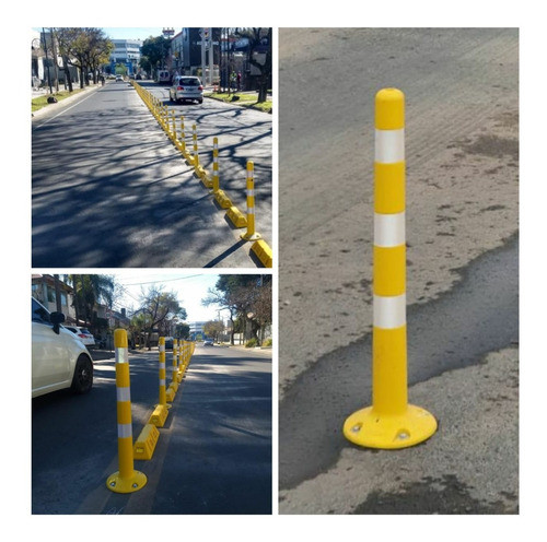 Delimitador Flexible Poste Vial Reflectivos Bicisendas 0