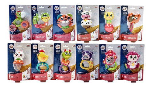 Sonajero Plastico En Blister 12 Modelos 0