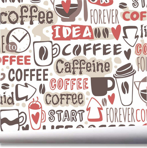 Papel De Parede Cozinha Café Cafeteria Cappucino Coffee A531 0