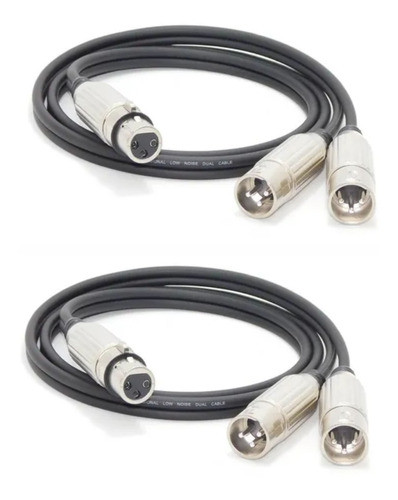 Cable Canon Hembra A 2 Canon Macho Balanceado T/ Switchcraft 0