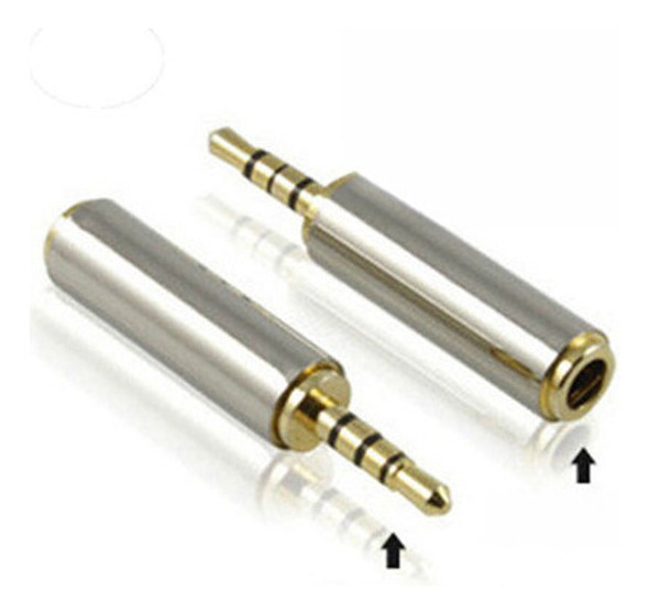 5 X 2,5 Mm Macho A 3,5 Mm Oro Hembra Estéreo De Audio Para A 1 5 X 2,5 Mm Macho A 3,5 Mm Oro Hembra Estéreo De Audio Para A 1