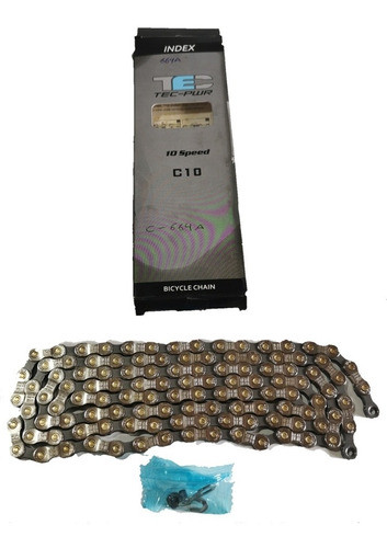 Cadena Tec 10 Velocidades Pin Dorado 116 Links C-664a 0