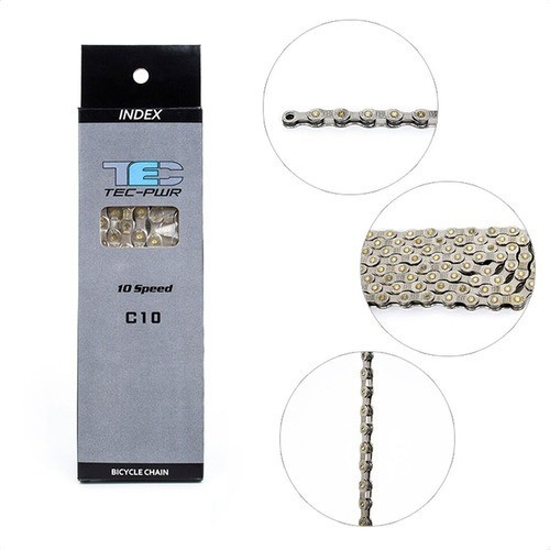 Cadena Tec 10 Velocidades Pin Dorado 116 Links C-664a 1