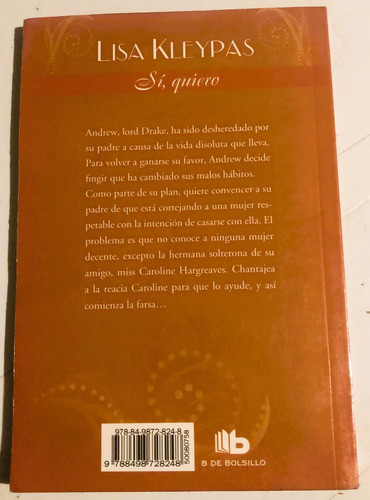 Sí, Quiero - Lisa Kleypas- B De Bolsillo -novelas Románticas 1