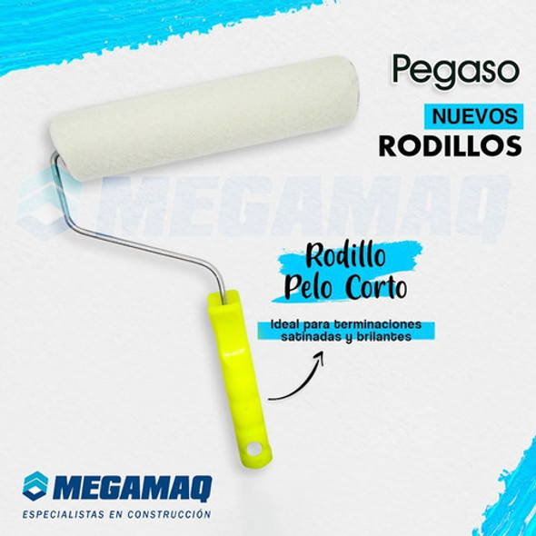 Rodillo Para Pintar Pegaso Pelo Corto 22 Cm 1