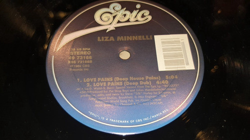 Liza Minnelli Love Pains Vinilo Maxi Usa 5 Mixes Dificil 90 1