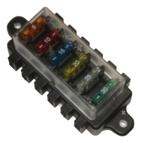 Portafusible Caja C/6 Fusibles Planos 0